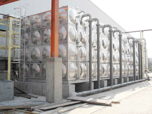 郑州某商业区128吨消防水箱项目